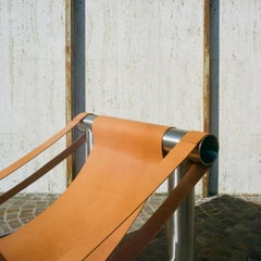 Eso Armchair in Satin stainless-steel by Andrea Tognon for Mingardo