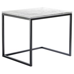 Esopo Black and White Side Table by Antonio Saporito