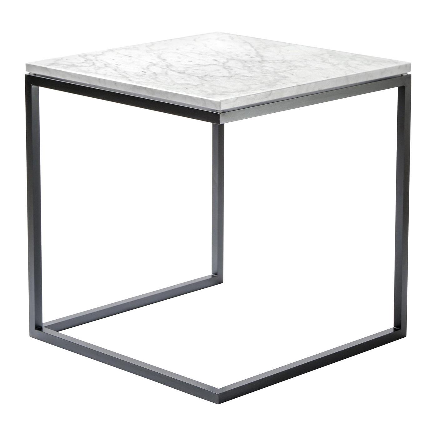 Esopo Black and White Side Table by Antonio Saporito