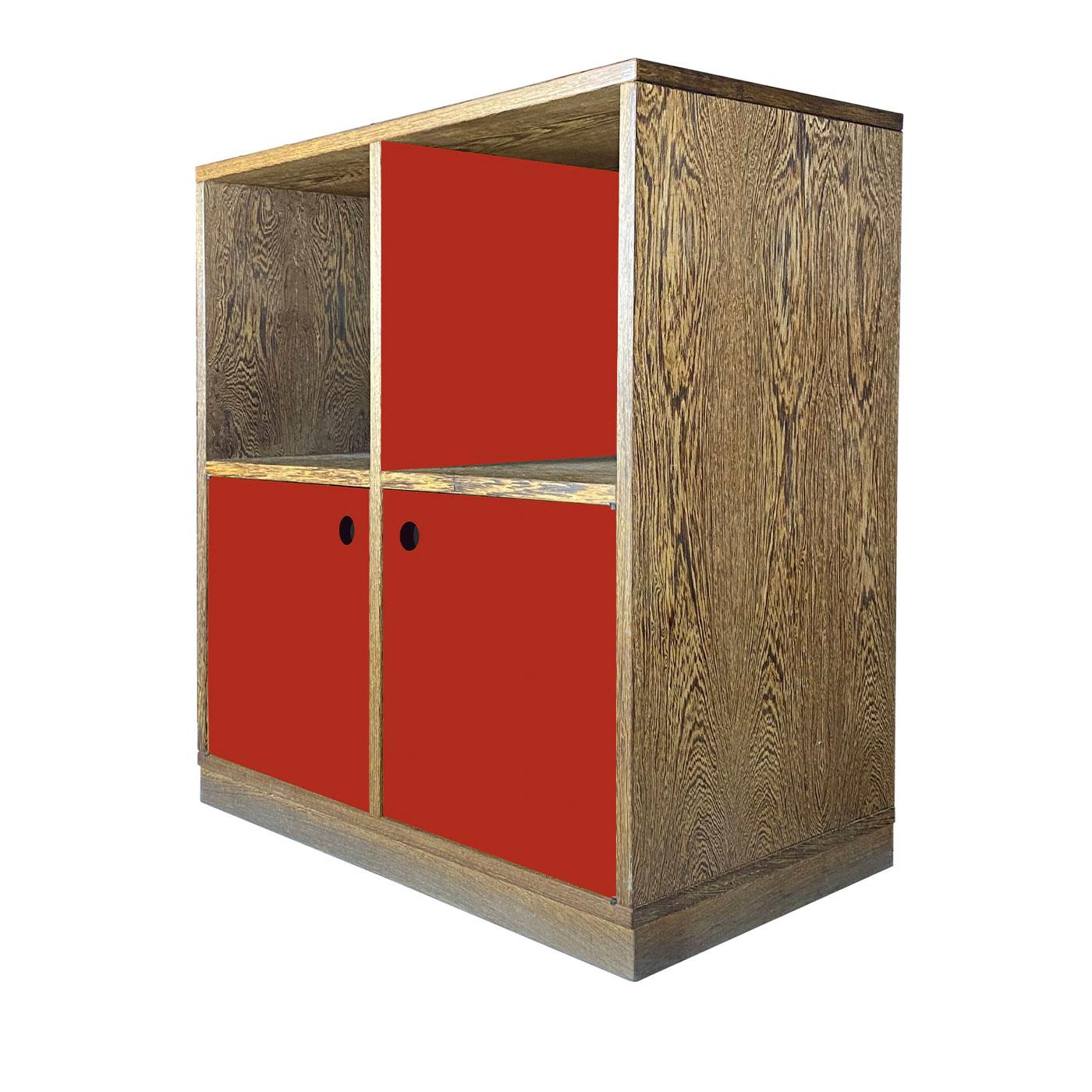 Contemporary Esotica Red Sideboard By Ferdinando Meccani For Sale