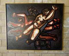 "Espacio No. 35 B" by Argentinian Artist Juan Manuel Sanchez, circa 1965