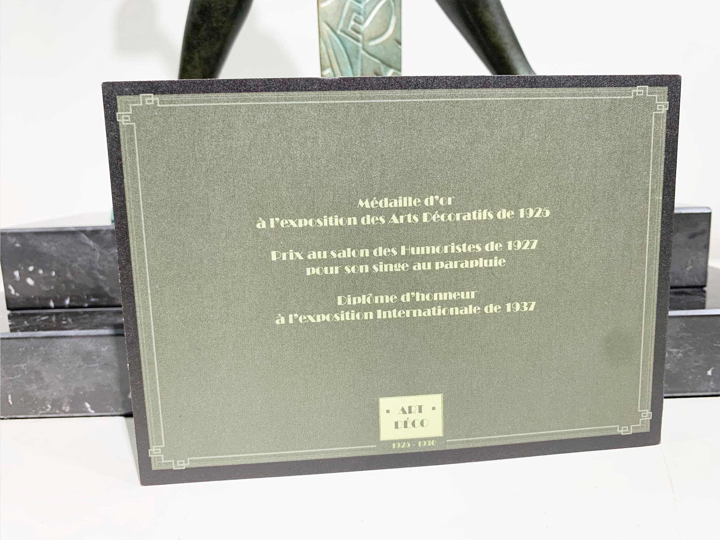 Espana Aux Boules Dancer Sculpture by Raymonde Guerbe for Max Le Verrier, Signed For Sale 7