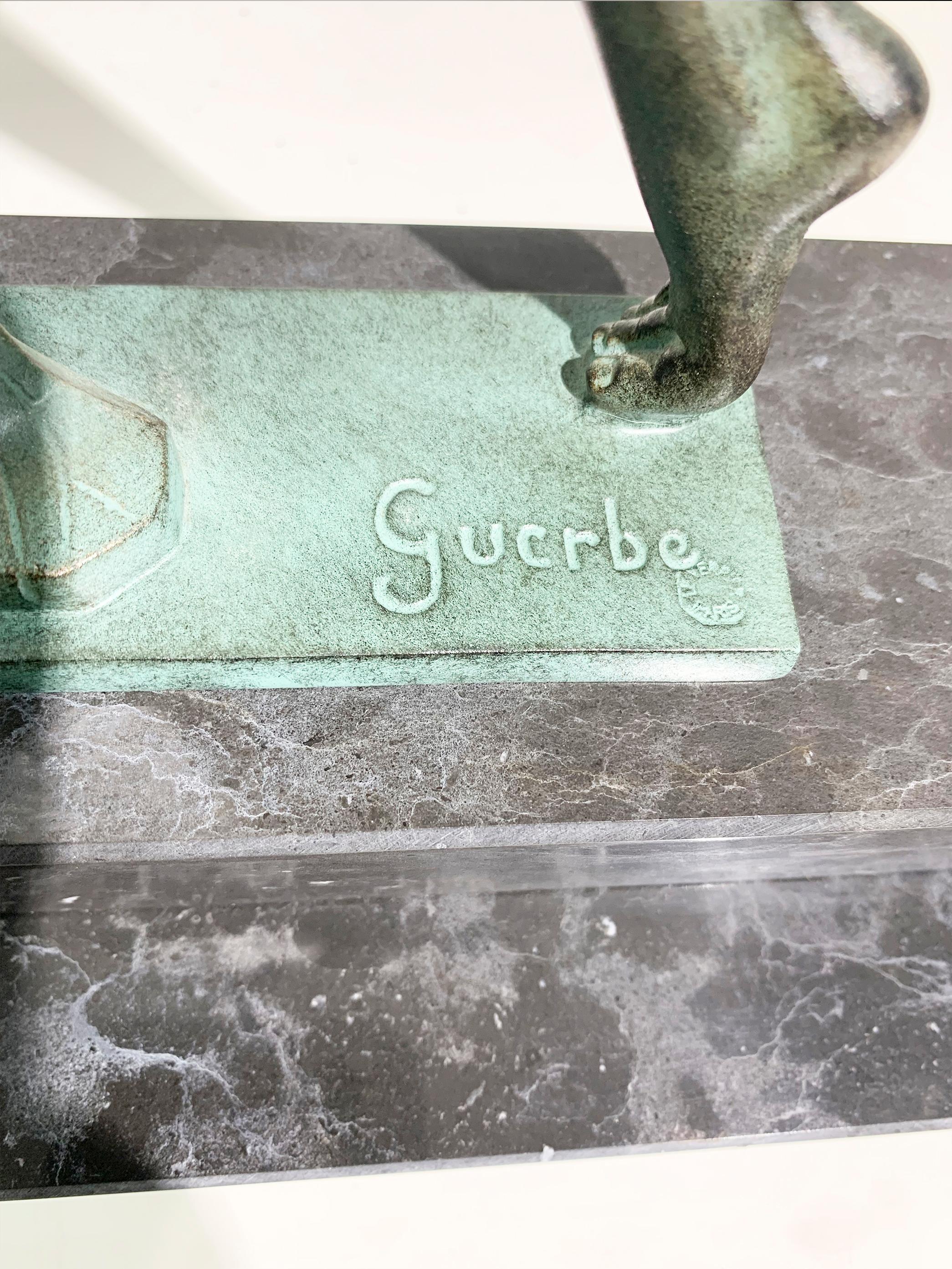 Espana Aux Boules-Tänzer-Skulptur von Raymonde Guerbe für Max Le Verrier, signiert im Zustand „Hervorragend“ im Angebot in Beirut, LB