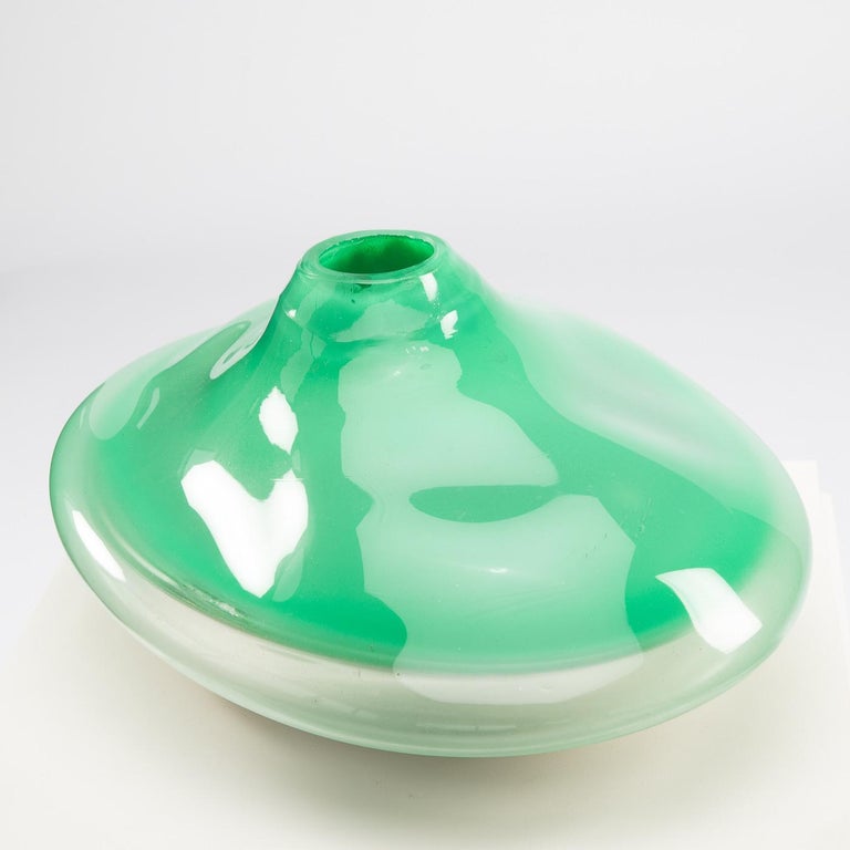 Glass Espansione Libero Verde, Lino Sabattini For Sale