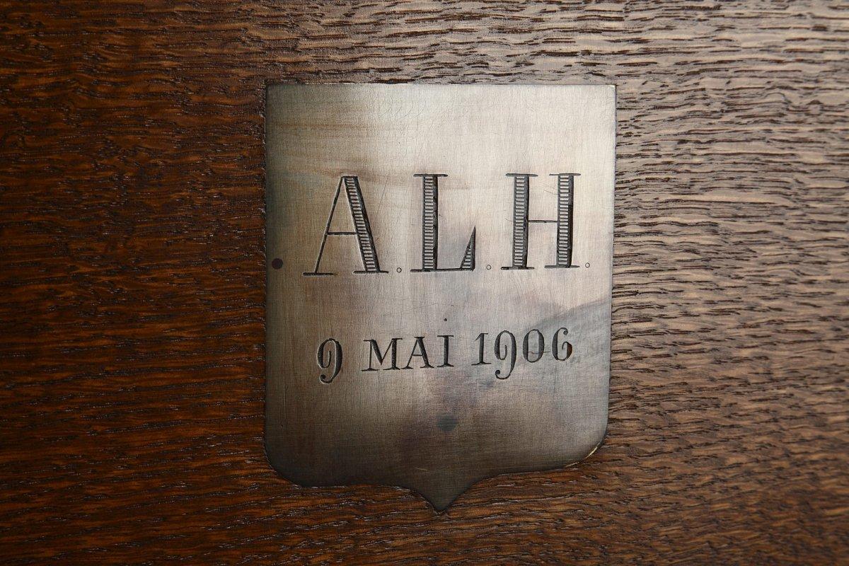 Surtout Table dans son coffre en Oak Fin du XIXe siècle en vente 5