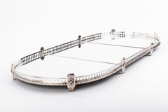 Especially Table In Silver Bronze And Mirrors Epoque Nineteenth