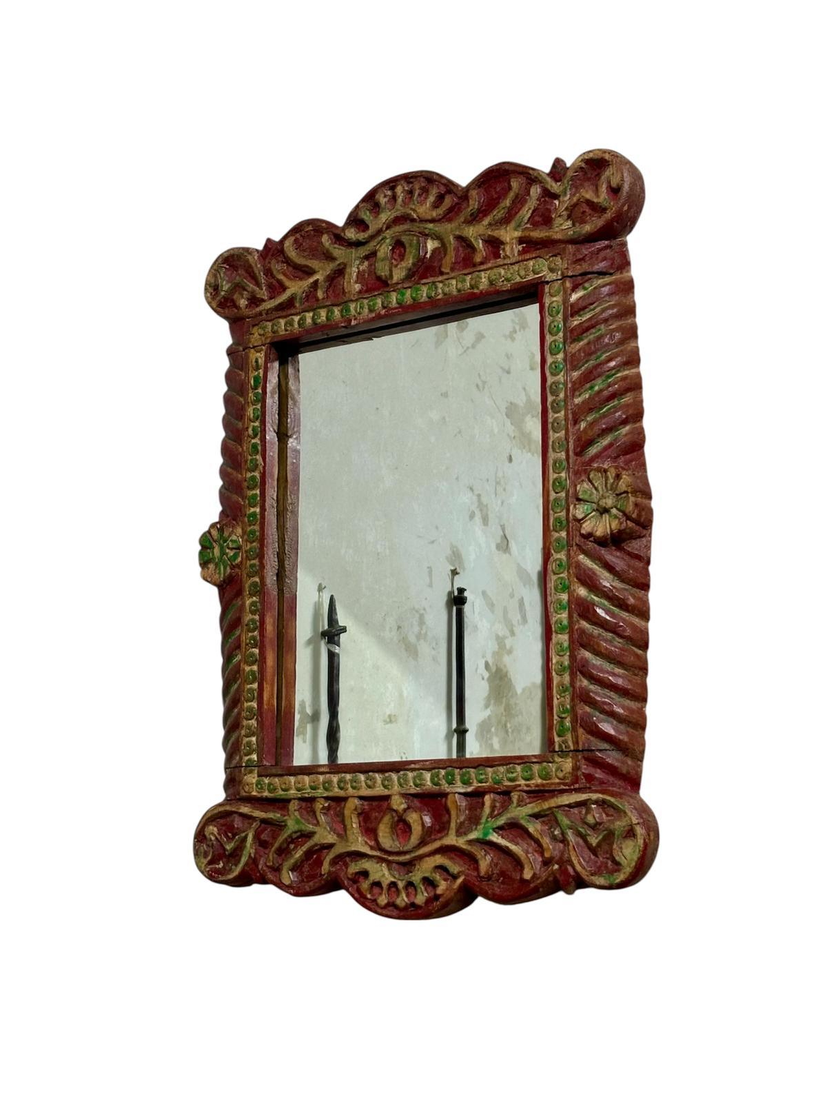 Espejo italiano de estilo Chinoiserie (Holz) im Angebot