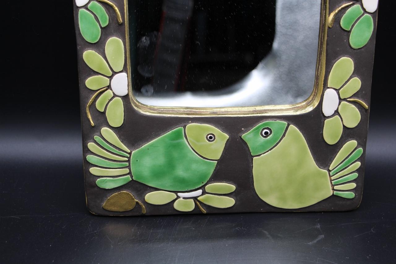 Specchio in ceramica Mithé Espelten in ottime condizioni, colore raro