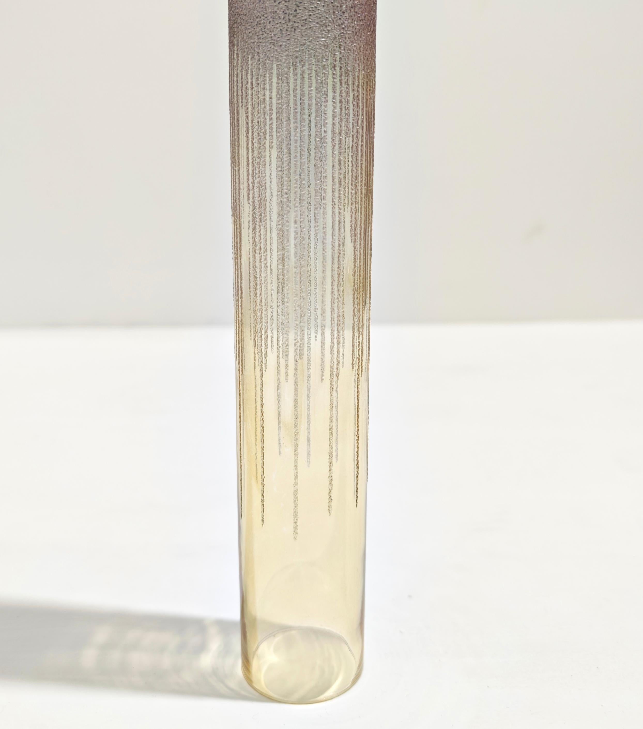 Lámpara Colgante Esperia con Cristal de Murano Producción Moderna de Mediano Siglo Italia Años 70 Latón en venta