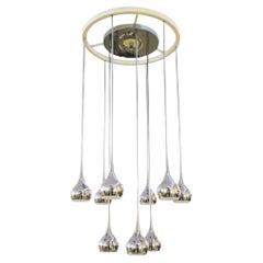 Esperia signed Mid-Century chandelier
