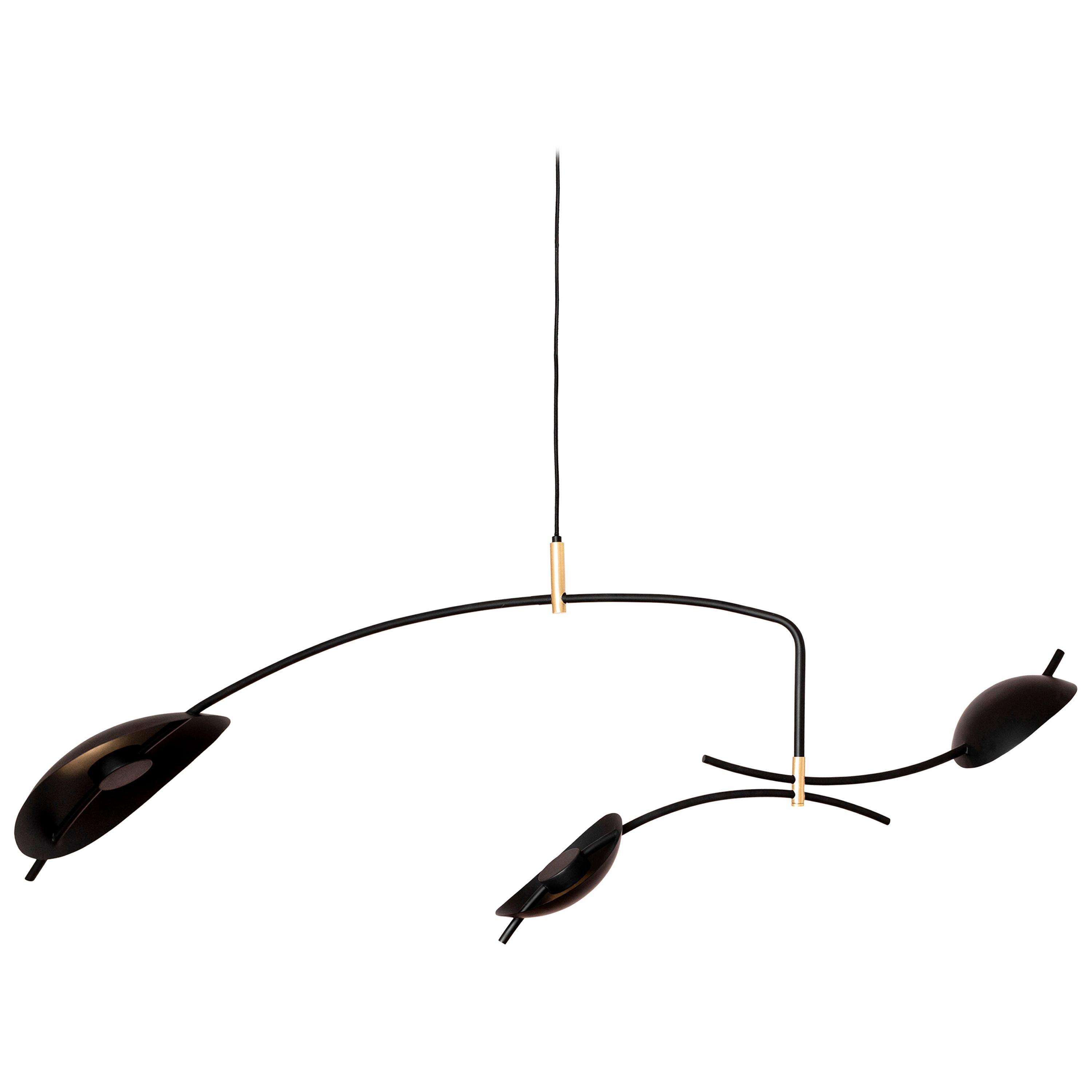 Espiga Mobile Lamp 'Utility Kinetic Sculpture, Sculptural Lighting'
