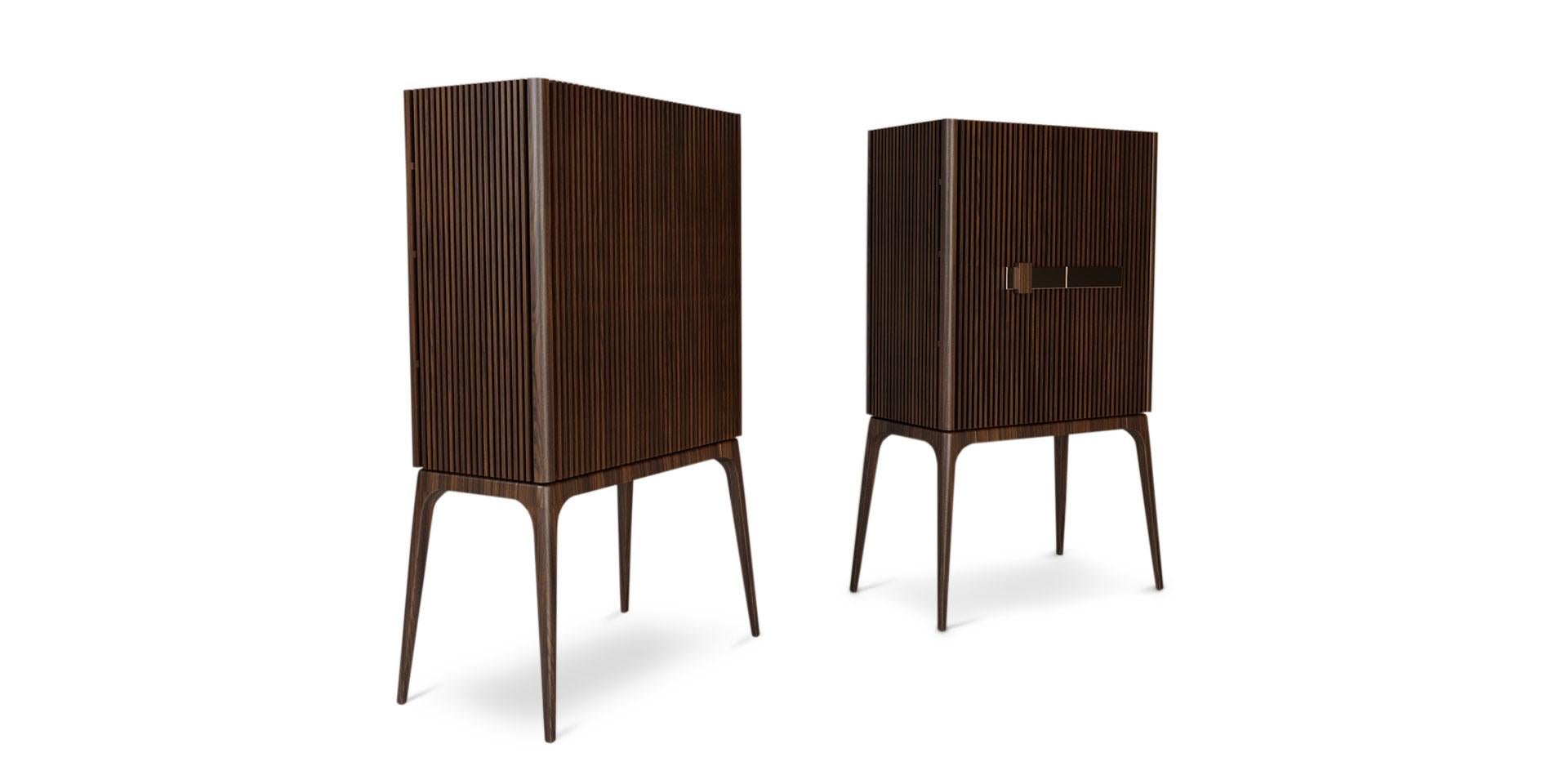 Hand-Crafted Espigueiro Cabinet by Alma de Luce For Sale