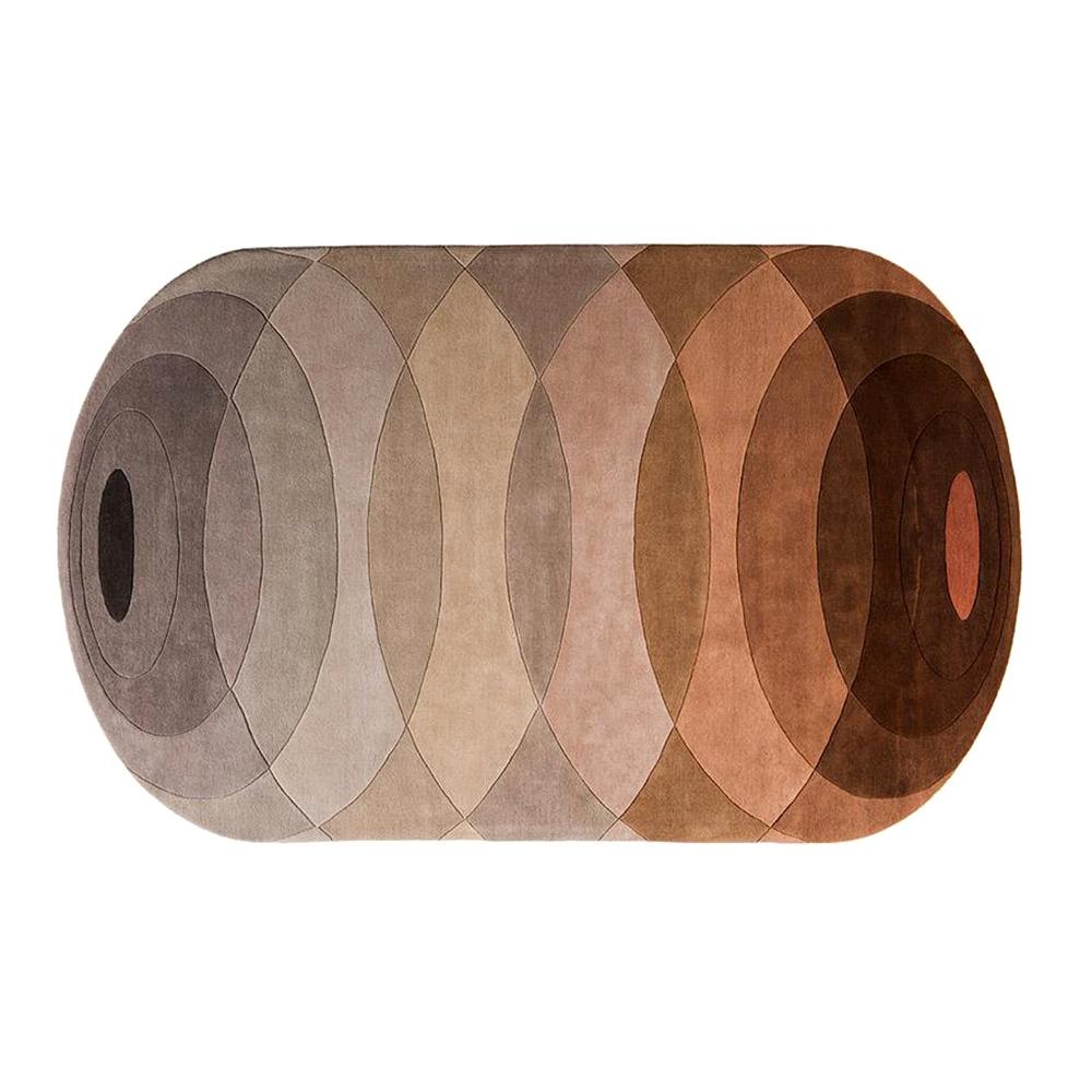 "Espiral 2" Medium Rug by Juliana Vasconcellos and Matheus Barreto For Sale