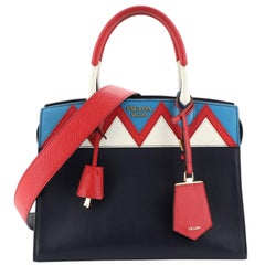 Esplanade Bag Greca Saffiano with City Calf Medium