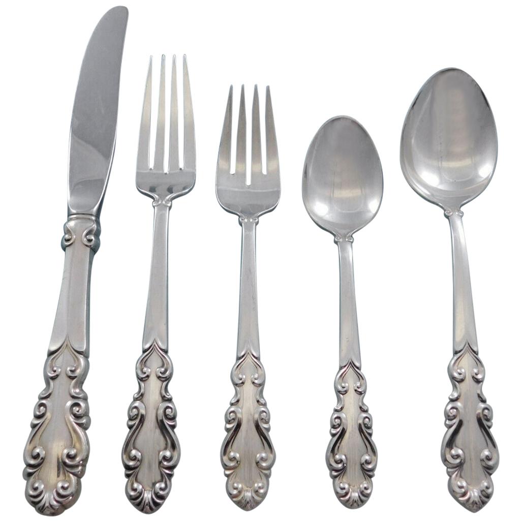 Esplanade by Towle Sterling Silver Flatware Set for 8 Service 45 pieces For Sale