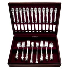 Esplanade Sterling Silver Flatware Set Patented in 1952 by Towle Silversmiths
