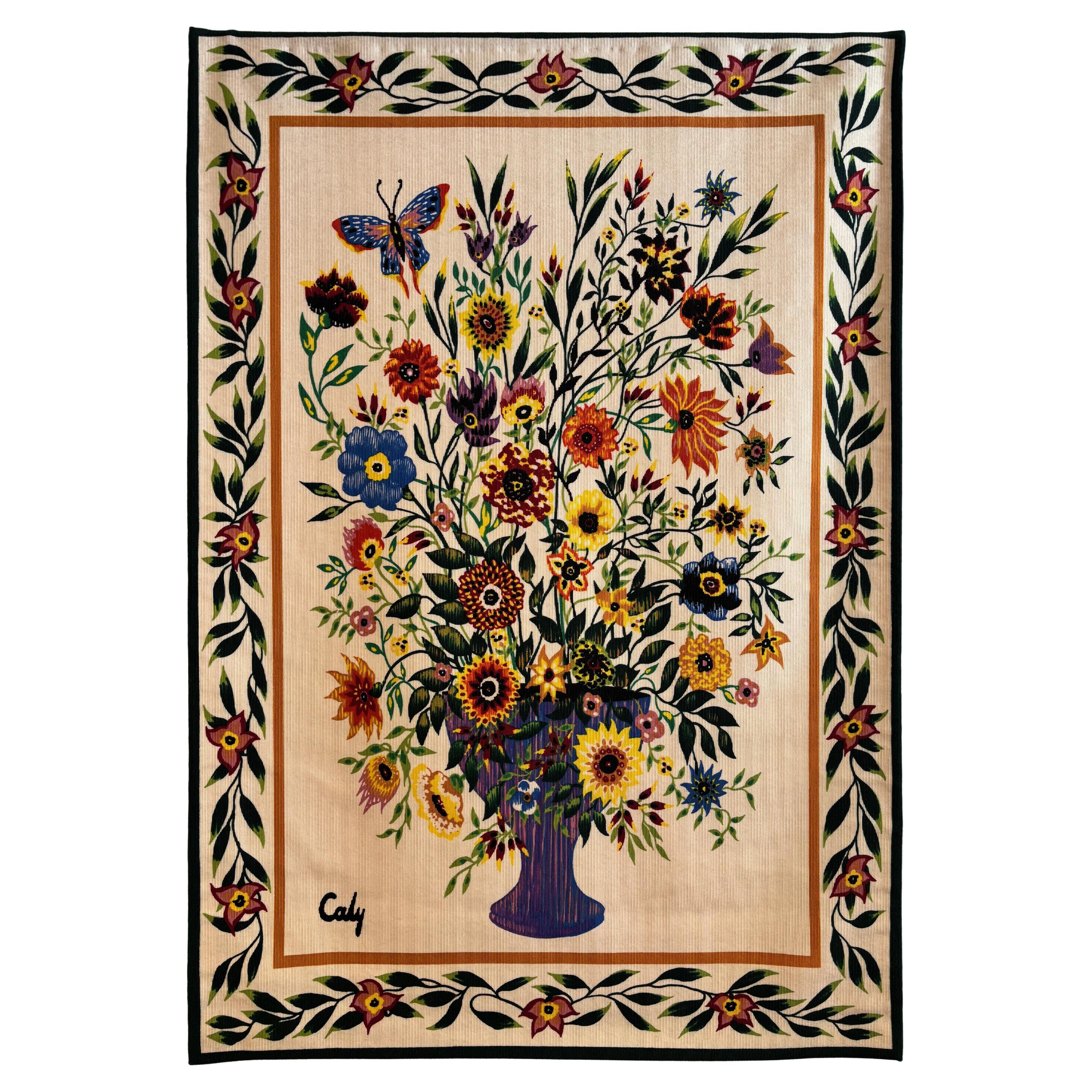 Espoir. Tapisserie imprimée sur laine chez Corot numérotée 264/300 / Odette Caly For Sale