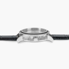 Esposto Automatic Watch with Black Leather, Carbon Fibre and Stainless Steel