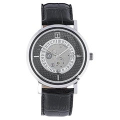 Used Esposto Automatic Watch with Black Leather, Carbon Fibre and Stainless Steel