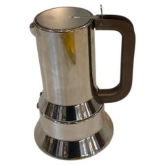 Espresso Coffee Maker Postmodern Design by Richard Sapper for Alessi 6 Cup