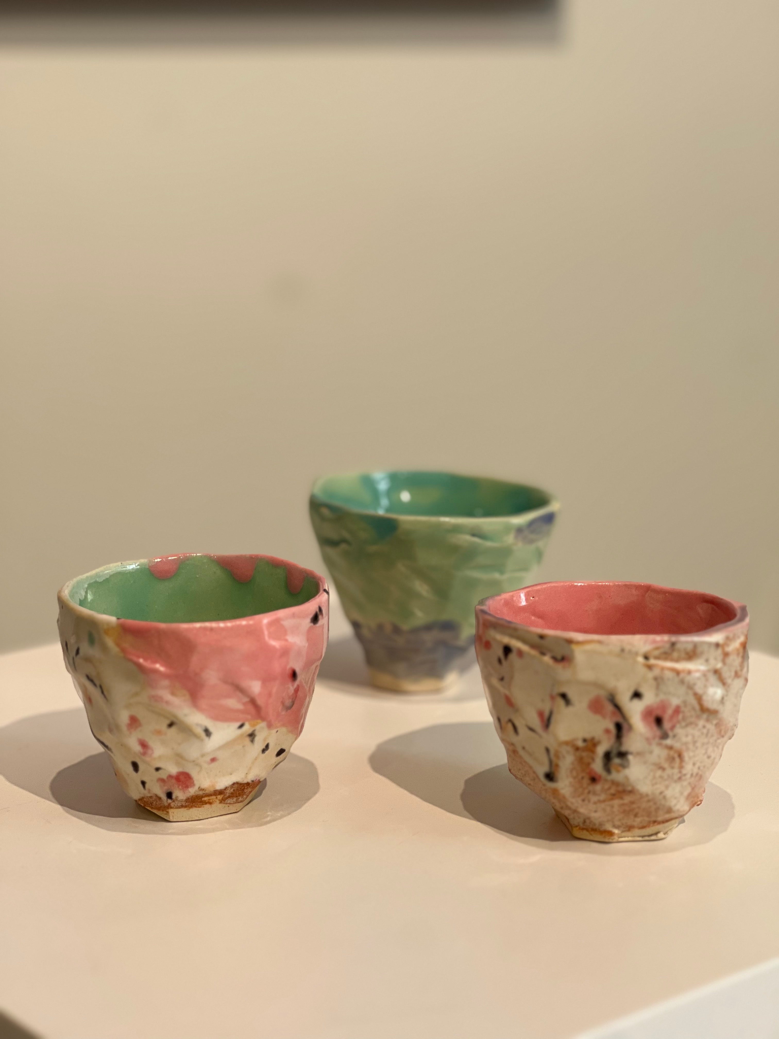 Anglo-japonais Coupes Espresso japonaise inspirée par l'artiste-design Hania Jneid en vente