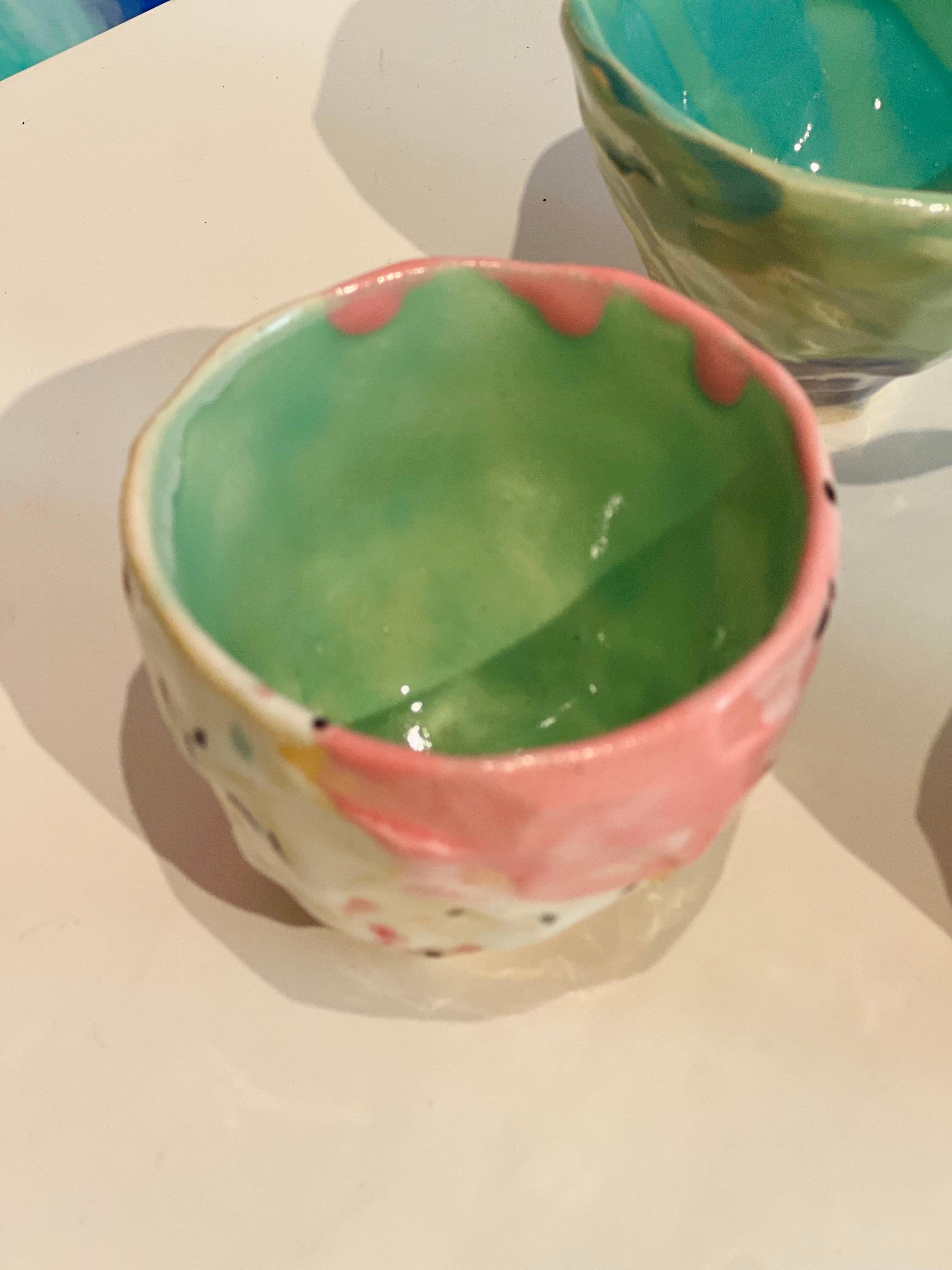 Coupes Espresso japonaise inspirée par l'artiste-design Hania Jneid Neuf - En vente à BARCELONA, ES