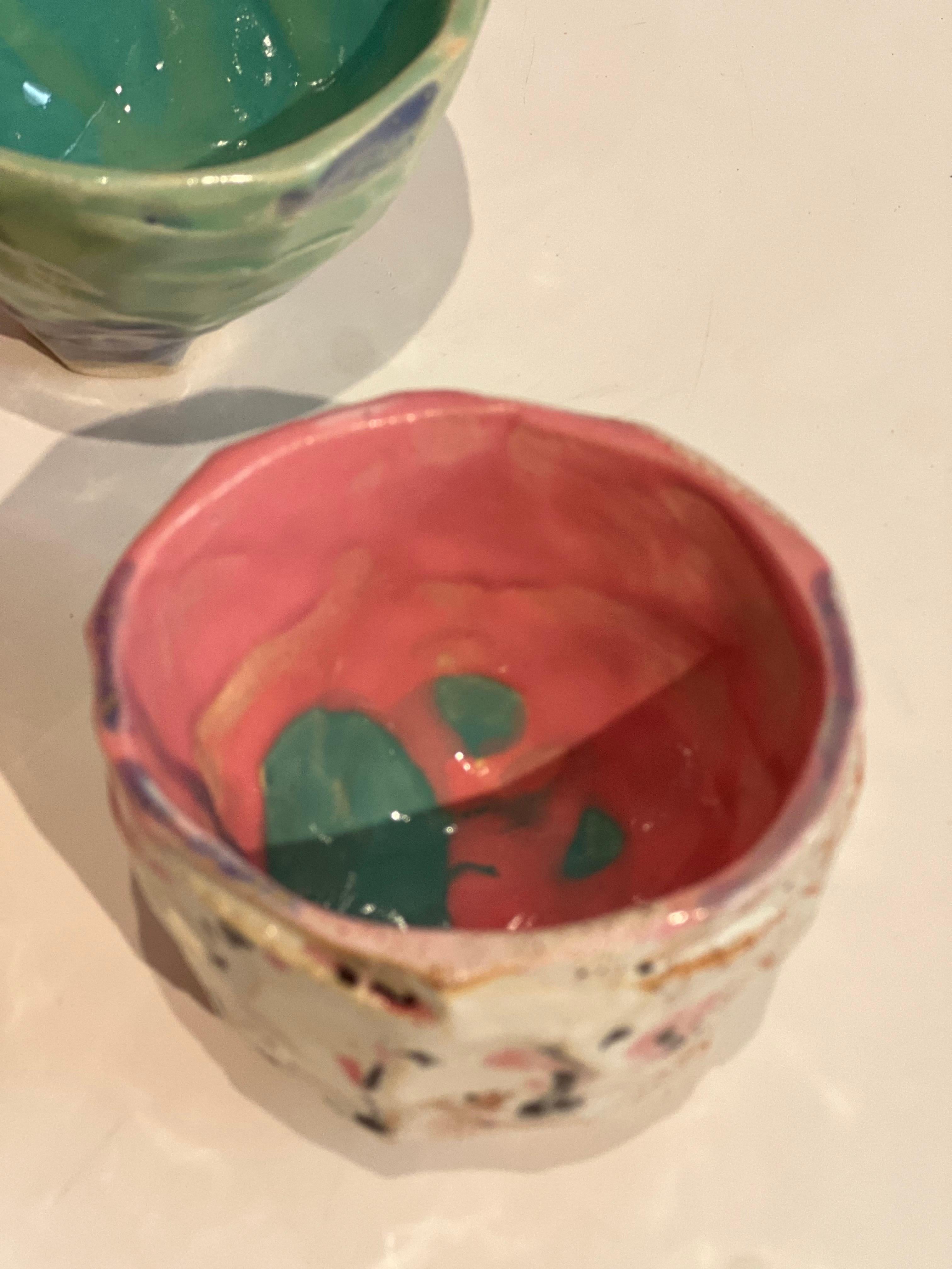 XXIe siècle et contemporain Coupes Espresso japonaise inspirée par l'artiste-design Hania Jneid en vente
