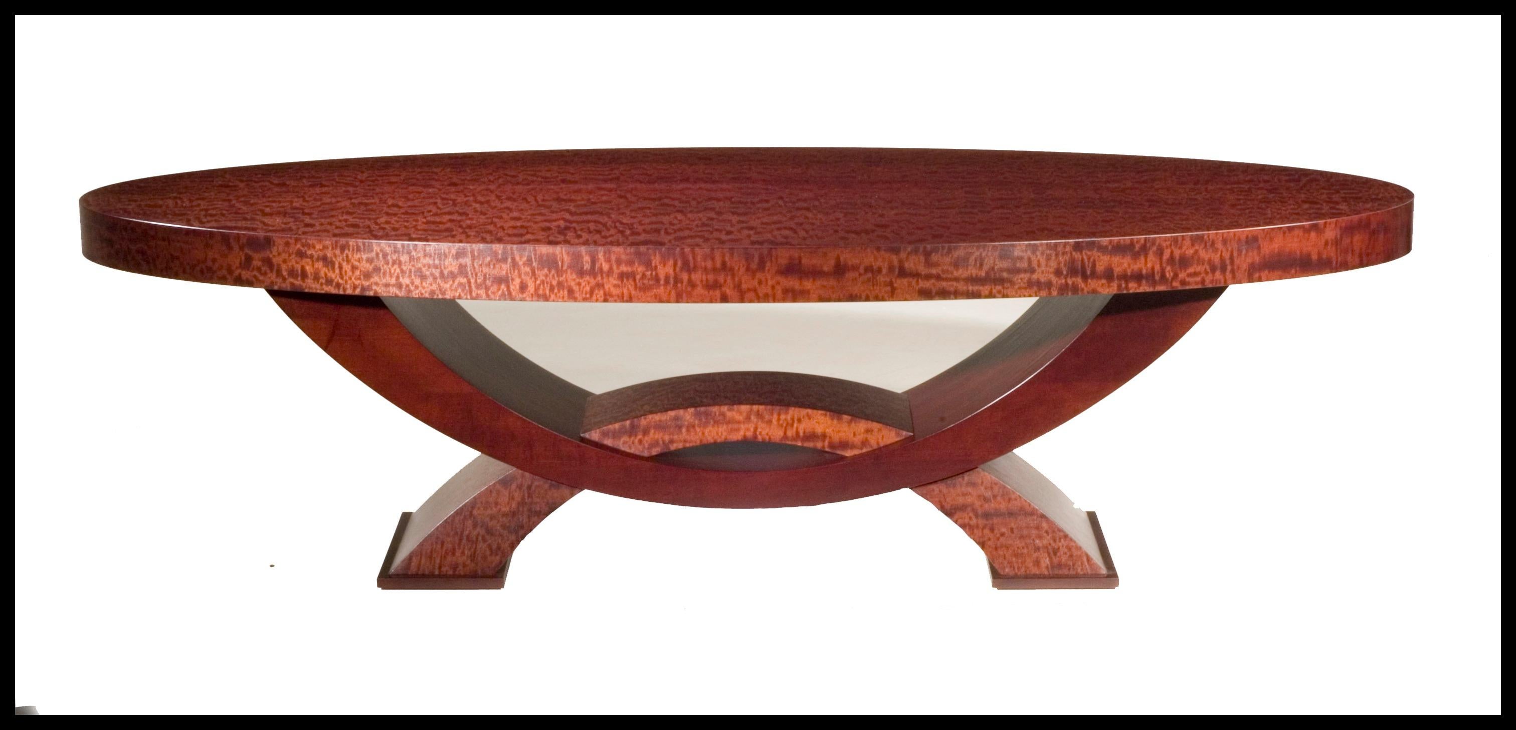 Modern Espresso Momence Coffee Table by Lee Weitzman For Sale