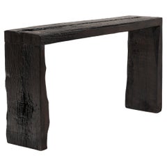 Espresso Reclaimed Elm Waterfall Table