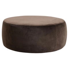 Used Espresso Velvet Custom Ottoman