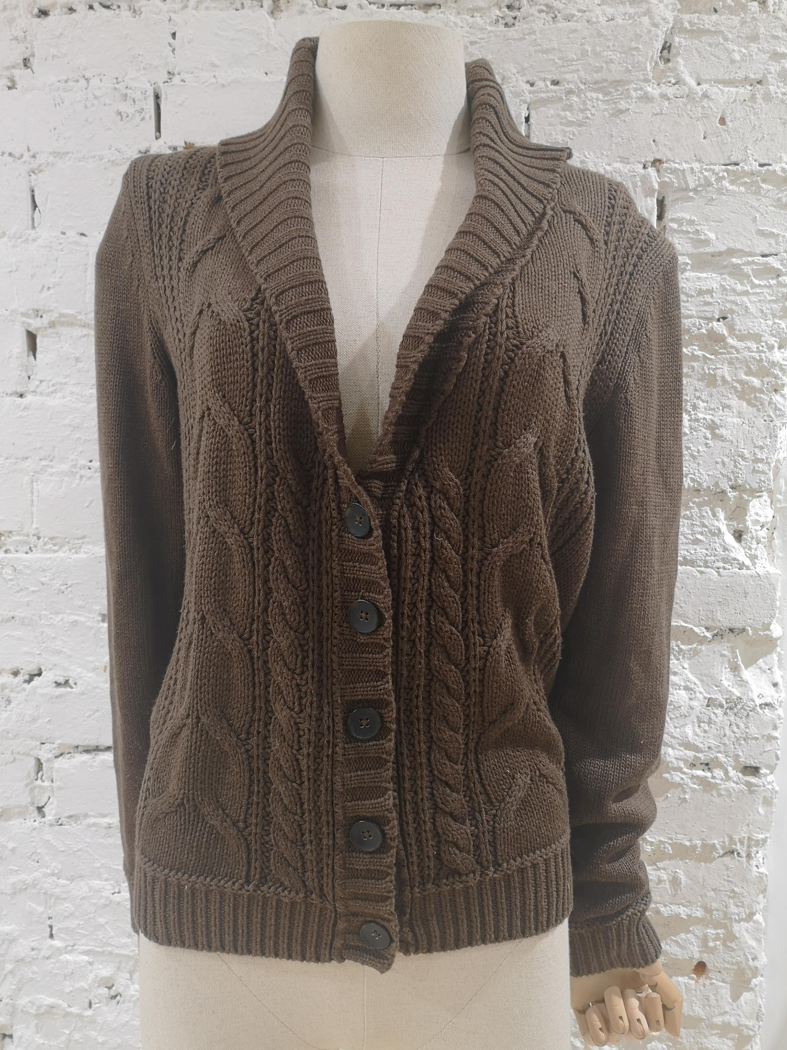 Esprit brown wool sweater / cardigan
Size M 