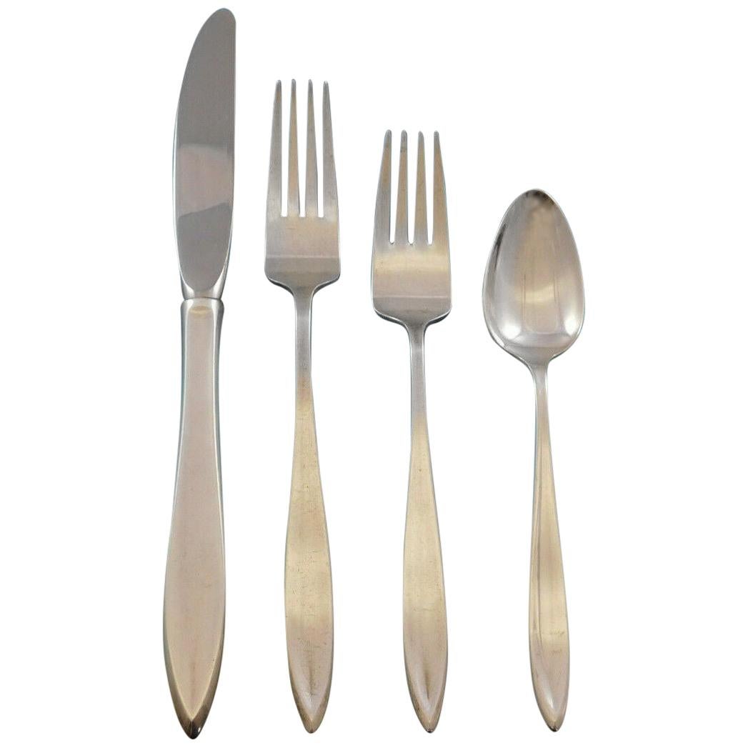 Esprit by Gorham Juego de Cubiertos de Plata de Ley para 8 Servicio de 32 Piezas Moderno en venta