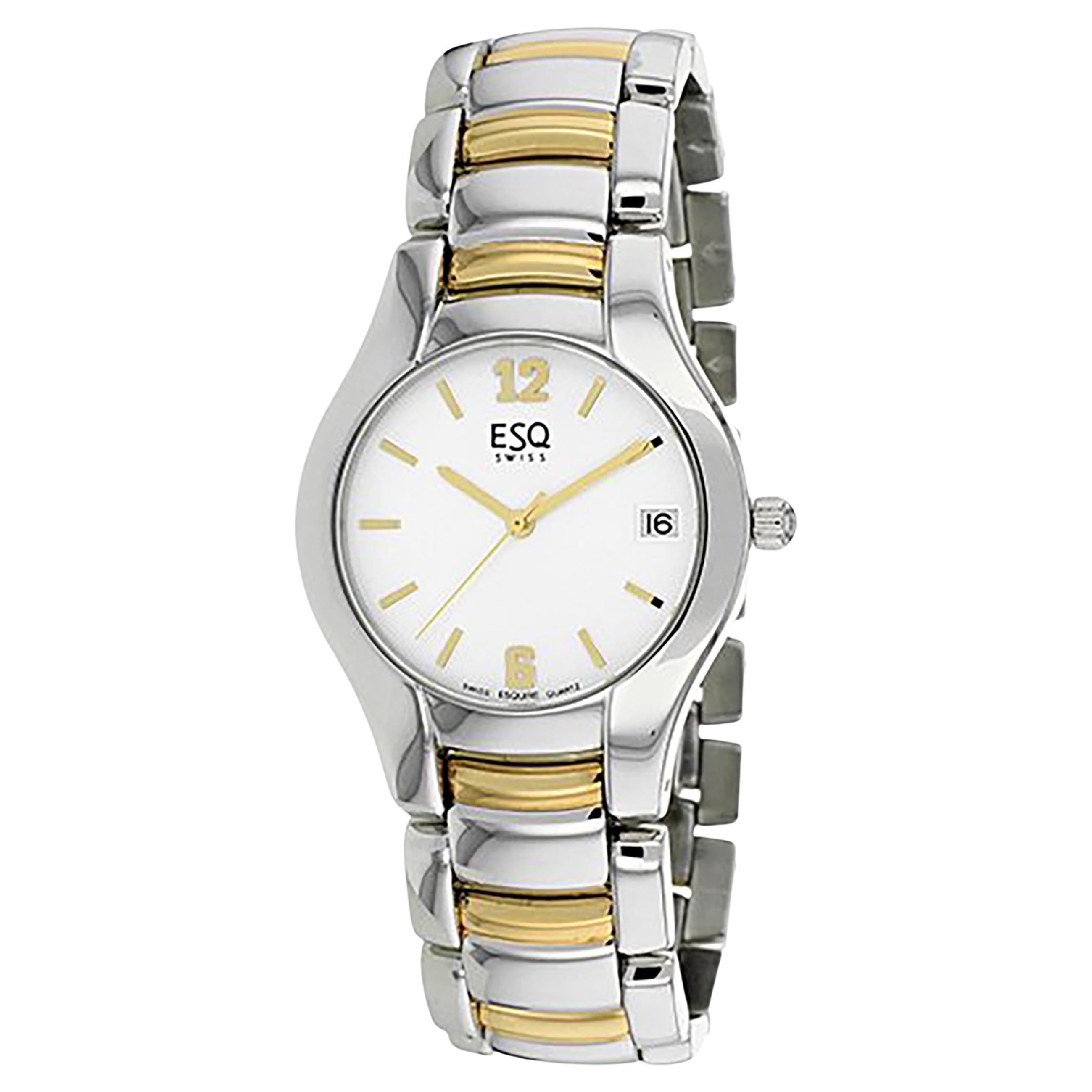 ESQ by Movado Previa Stainless Steel Swiss Made Quartz Mens Watch 7300671  at 1stDibs | eso swiss watches, esq swiss quartz movement, esq swiss  women's watch