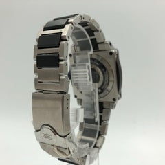 ESQ Movado Blackfin Black Dial Steel Quartz Men's Watch 07301148