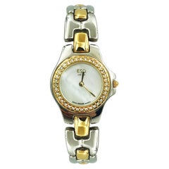 ESQ Montre Movado Contessa en acier bicolore avec cadran MOP et quartz pour femmes 07100506