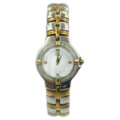 ESQ Movado Two Tone Steel Mop Roman Dial Quartz Ladies Watch 07101116