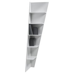 Esquina White Angular Bookcase by My_Lab