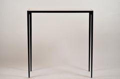 Konsole 'Esquisse' aus Schmiedeeisen und elfenbeinfarbenem Pergament von Design Frères