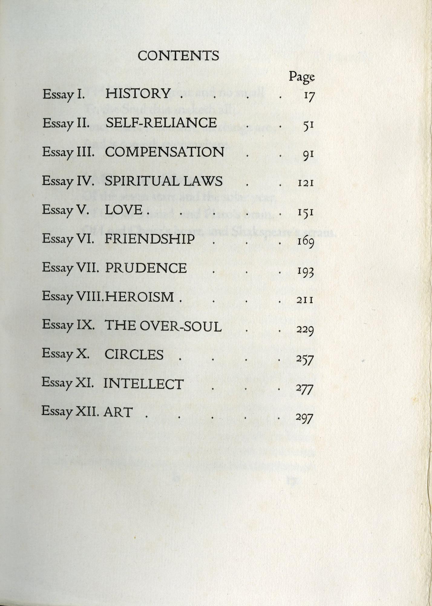 Essays de Ralph Waldo Emerson, avec préface de Thomas Carlyle Excellent état - En vente à Middletown, NY