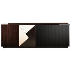 Essence Sideboard Glossy Graphic Laquered Wood