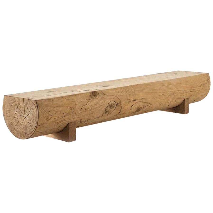 Essential Cedar Bench in Natural Cedar Wood For Sale