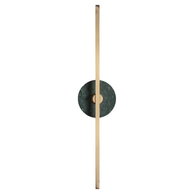 Eklipso Green Marble Wall Sconce by Simone and Marcel For Sale at 1stDibs
