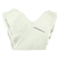 Essentials - Petits pantalons de survêtement gris en béton pour hommes 18es712s