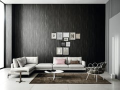 3-Sitz-Sofa 250 mit hohem Kissen in Smile Pink mit Polsterung von Sergio Bicego