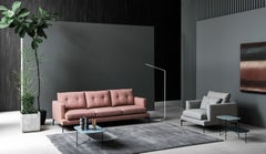 Essentiel Pink Sofa, Designed by Sergio Bicego, Made in Italy