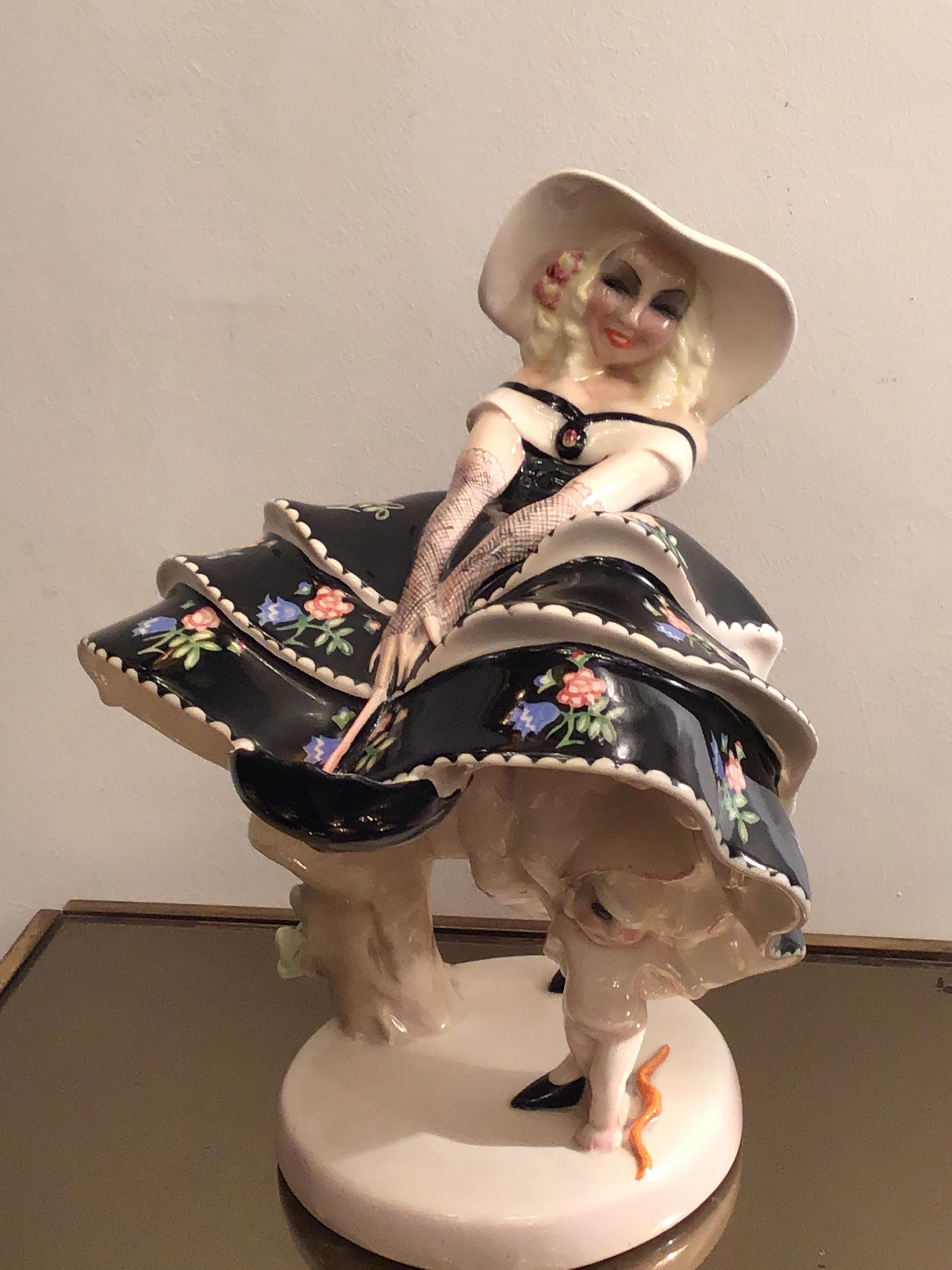 ESSEVI Sandro Vacchetti “Vento Di Primavera” Ceramic, 1940, Italy For Sale 6