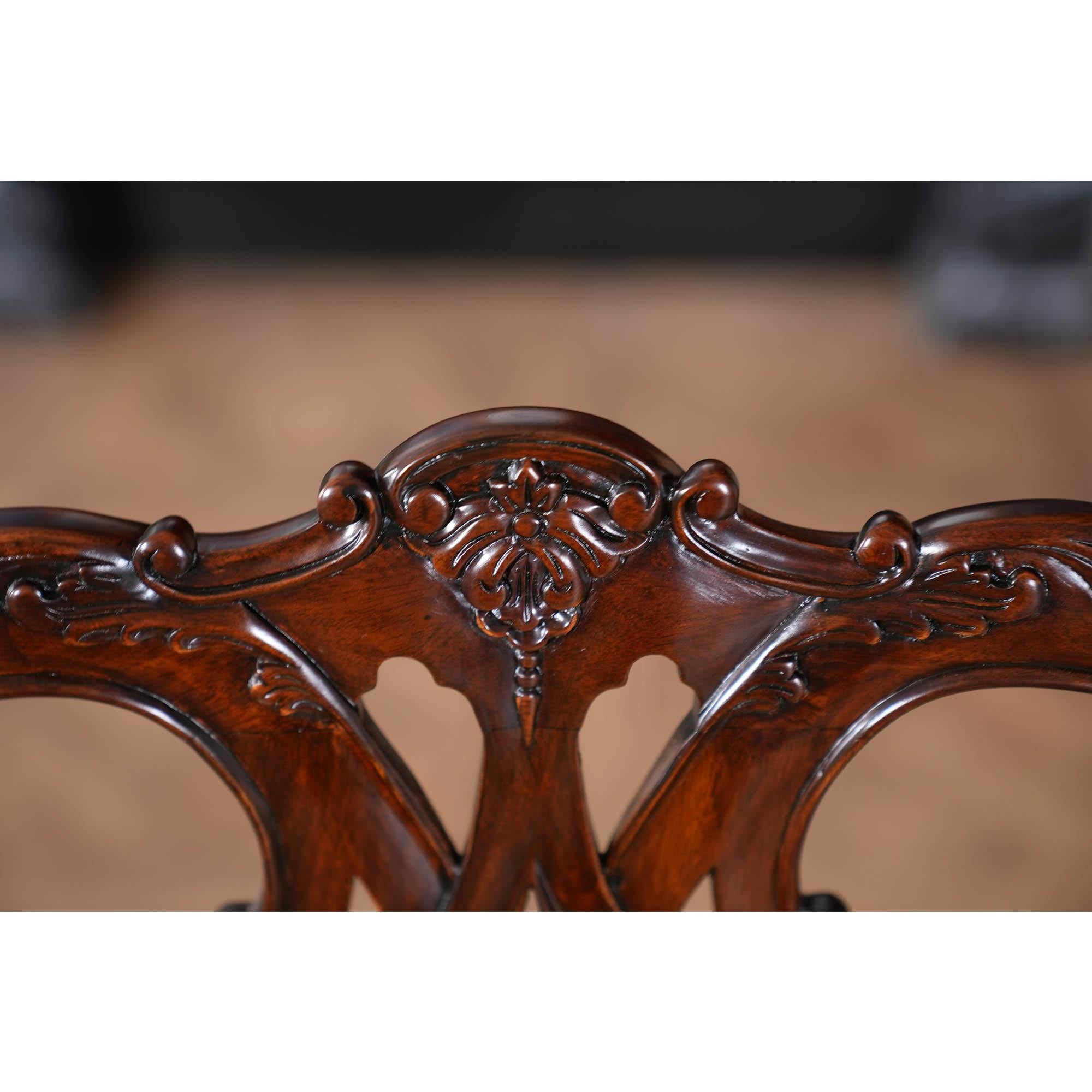 Sedie Essex Chippendale, set da 10 in vendita 3