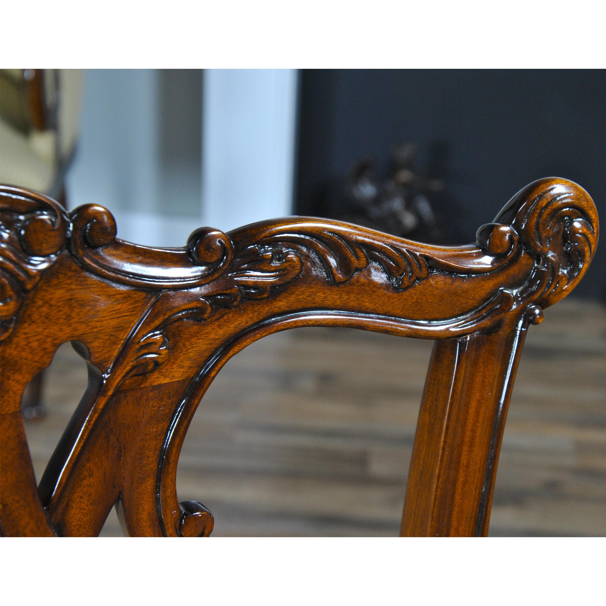 Essex Chippendale Chairs, Set of 10 For Sale 9
