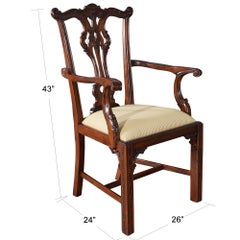 Essex Chippendale Chairs, Set of 10