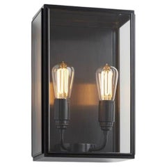 ESSEX CITY sateen brass frosted glass